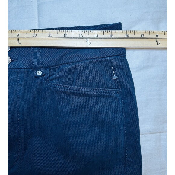 PAIGE Dion 32 Flared Cargo‎ Trouser Pants Navy Blue Skyline Women's 30 NWOT - Picture 10 of 12